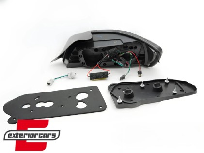 Full LED stražnja svjetla SEQ žmigavci (smoke) / Honda S2000 (2000-2009), LDHO14