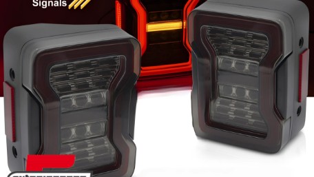 Full LED stražnja svjetla SEQ žmigavci (smoke) / JEEP Wrangler JK (2007-2017), LDCH42