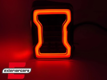 Full LED stražnja svjetla SEQ žmigavci (smoke) / JEEP Wrangler JK (2007-2017), LDCH42