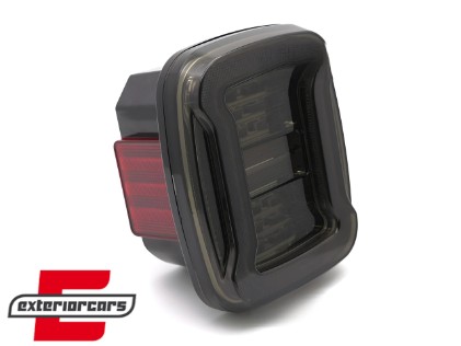 Full LED stražnja svjetla SEQ žmigavci (smoke) / Jeep Wrangler YJ TJ (1991-2006), LDCH45