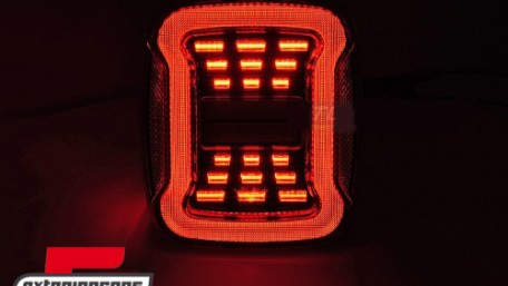Full LED stražnja svjetla SEQ žmigavci (smoke) / Jeep Wrangler YJ TJ (1991-2006), LDCH45