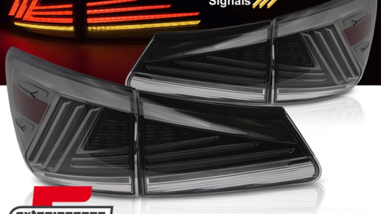 Full LED stražnja svjetla SEQ žmigavci (smoke) / Lexus IS XE20 (2006-2012), LDLE17