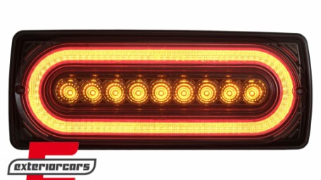 Full LED stražnja svjetla SEQ žmigavci (smoke) / Mercedes G-klasa W463 (1990-2012), LDMEB7
