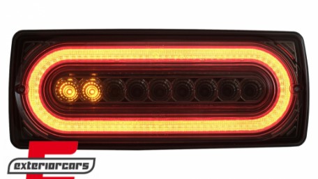 Full LED stražnja svjetla SEQ žmigavci (smoke) / Mercedes G-klasa W463 (1990-2012), LDMEB7