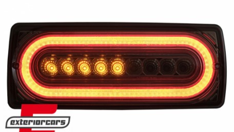 Full LED stražnja svjetla SEQ žmigavci (smoke) / Mercedes G-klasa W463 (1990-2012), LDMEB7