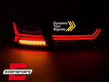 Full LED stražnja svjetla SEQ žmigavci (smoke) / Mitsubishi Lancer 8 limuzina (2007-2017), LDMI12
