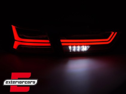Full LED stražnja svjetla SEQ žmigavci (smoke) / Mitsubishi Lancer 8 limuzina (2007-2017), LDMI12