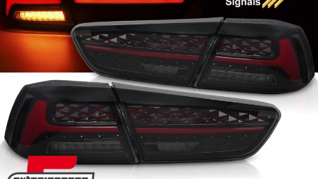 Full LED stražnja svjetla SEQ žmigavci (smoke) / Mitsubishi Lancer 8 limuzina (2007-2017), LDMI14