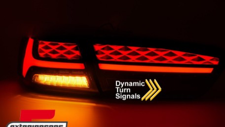 Full LED stražnja svjetla SEQ žmigavci (smoke) / Mitsubishi Lancer 8 limuzina (2007-2017), LDMI14