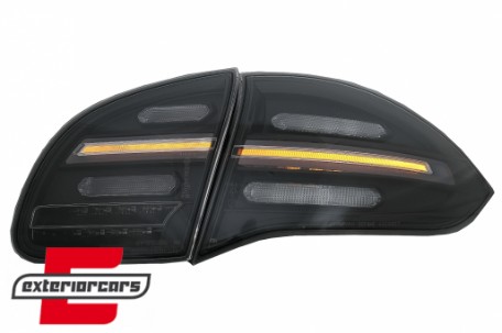 Full LED stražnja svjetla SEQ žmigavci (smoke) / Porsche Cayenne 958 (2010-2014), LDPO35