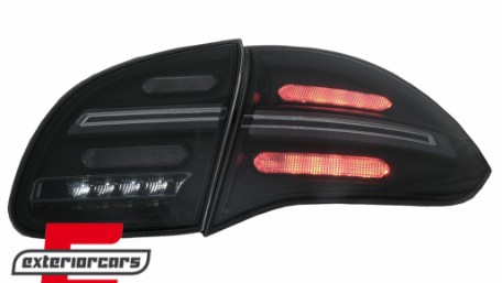 Full LED stražnja svjetla SEQ žmigavci (smoke) / Porsche Cayenne 958 (2010-2014), LDPO35