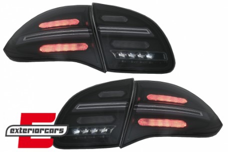 Full LED stražnja svjetla SEQ žmigavci (smoke) / Porsche Cayenne 958 (2010-2014), LDPO35