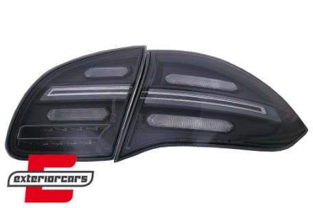 Full LED stražnja svjetla SEQ žmigavci (smoke) / Porsche Cayenne 958 (2010-2014), LDPO35