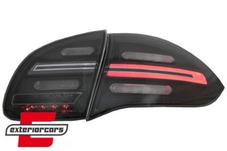 Full LED stražnja svjetla SEQ žmigavci (smoke) / Porsche Cayenne 958 (2010-2014), LDPO35