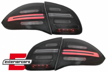 Full LED stražnja svjetla SEQ žmigavci (smoke) / Porsche Cayenne 958 (2010-2014), LDPO35