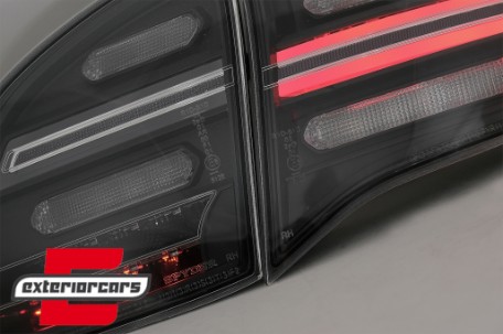 Full LED stražnja svjetla SEQ žmigavci (smoke) / Porsche Cayenne 958 (2010-2014), LDPO35