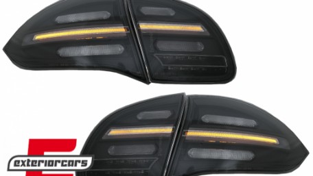 Full LED stražnja svjetla SEQ žmigavci (smoke) / Porsche Cayenne 958 (2010-2014), LDPO35