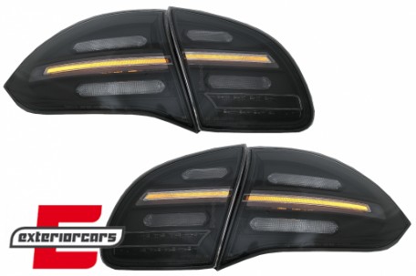Full LED stražnja svjetla SEQ žmigavci (smoke) / Porsche Cayenne 958 (2010-2014), LDPO35