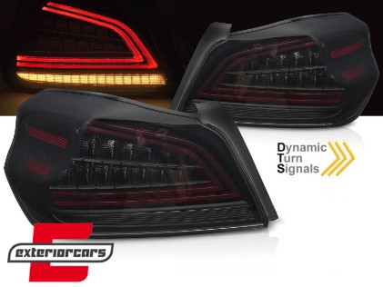 Full LED stražnja svjetla SEQ žmigavci (smoke) / Subaru WRX (2014-2021), LDSU12