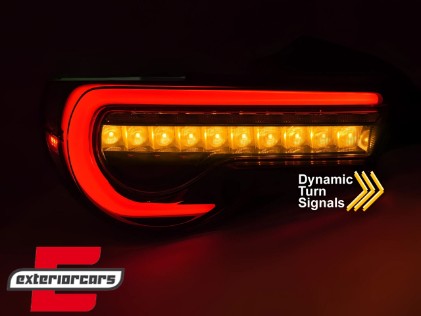 Full LED stražnja svjetla SEQ žmigavci (smoke) / Toyota GT86 (2012-2021), LDTO54