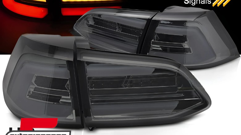 Full LED stražnja svjetla SEQ žmigavci (smoke) / VW Golf 7 (2013-2017) karavan, LDVWS5