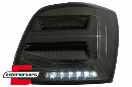 Full LED stražnja svjetla SEQ žmigavci (smoke) / VW Polo 6R 6C (2009-2017), LDVWV5
