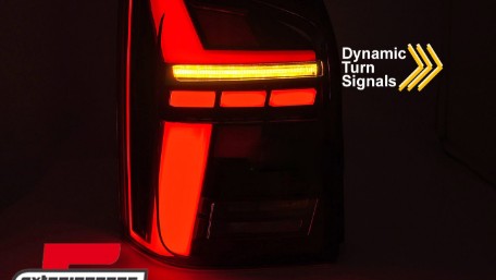 Full LED stražnja svjetla SEQ žmigavci (smoke) / VW T5 T5.1 (2003-2015), LDVWW9