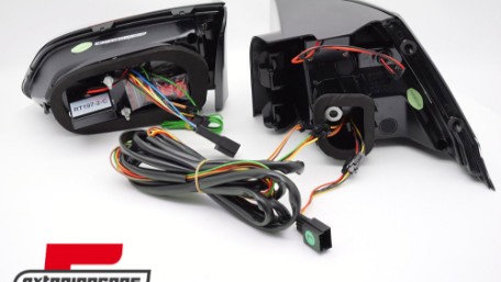 Full LED stražnja svjetla SEQ žmigavci (smoke/bijela/crvena) / VW Golf 7 (2013-2017) karavan, LDVWT7