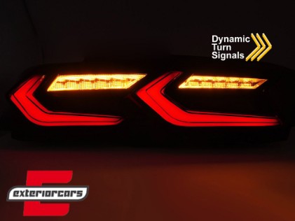 Full LED stražnja svjetla SEQ žmigavci (smoke/crna) / Chevrolet Camaro (2019-2024), LDCT10