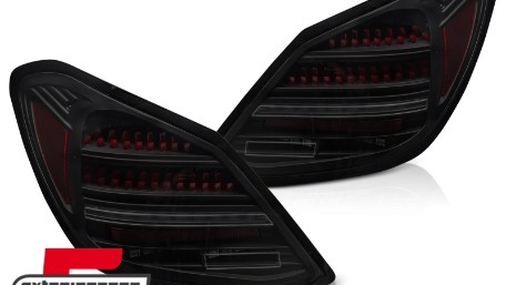 Full LED stražnja svjetla SEQ žmigavci (smoke/crvena) / Mercedes C klasa W205 limuzina (2014-2021), LDMEH2