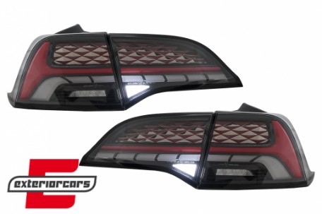 Full LED stražnja svjetla SEQ žmigavci / Tesla Model 3 (2017-2023) Model Y (2020-2023), LDTE16