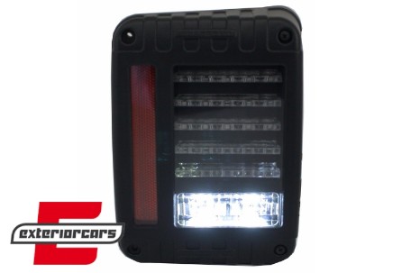 Full LED stražnja svjetla (smoke) / Jeep Wrangler JK (2007-2017), LDCH24