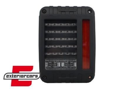 Full LED stražnja svjetla (smoke) / Jeep Wrangler JK (2007-2017), LDCH24