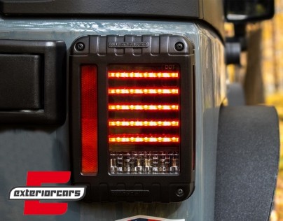 Full LED stražnja svjetla (smoke) / Jeep Wrangler JK (2007-2017), LDCH24