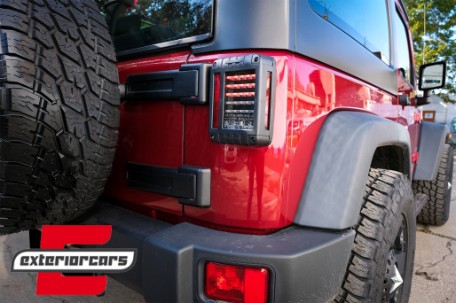 Full LED stražnja svjetla (smoke) / Jeep Wrangler JK (2007-2017), LDCH24