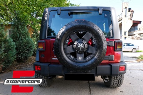 Full LED stražnja svjetla (smoke) / Jeep Wrangler JK (2007-2017), LDCH24