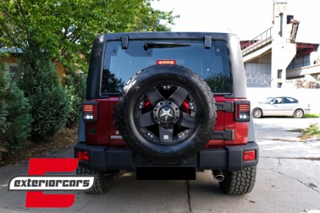 Full LED stražnja svjetla (smoke) / Jeep Wrangler JK (2007-2017), LDCH24