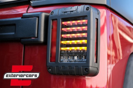 Full LED stražnja svjetla (smoke) / Jeep Wrangler JK (2007-2017), LDCH24