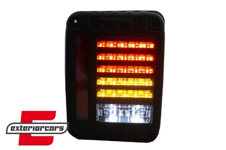 Full LED stražnja svjetla (smoke) / Jeep Wrangler JK (2007-2017), LDCH24