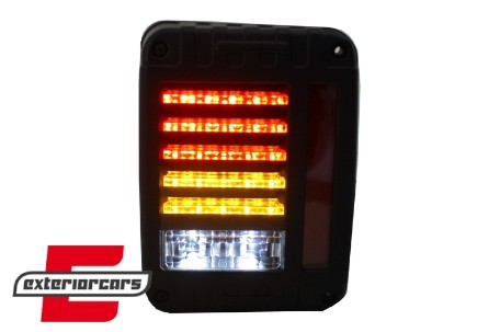 Full LED stražnja svjetla (smoke) / Jeep Wrangler JK (2007-2017), LDCH24