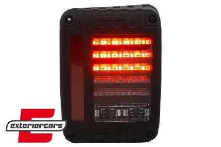 Full LED stražnja svjetla (smoke) / Jeep Wrangler JK (2007-2017), LDCH24