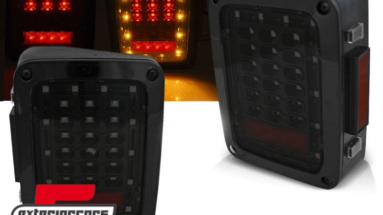 Full LED stražnja svjetla (smoke) / Jeep Wrangler JK (2007-2017), LDCH26