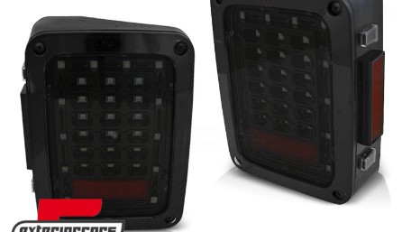 Full LED stražnja svjetla (smoke) / Jeep Wrangler JK (2007-2017), LDCH26