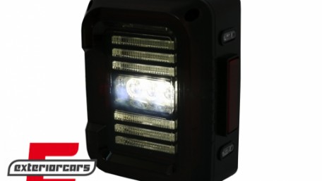 Full LED stražnja svjetla (smoke) / JEEP Wrangler JK (2007-2017), TLJEWJKLED