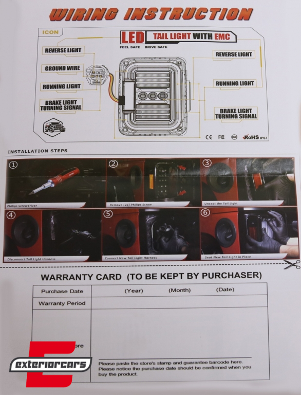 Full LED stražnja svjetla (smoke) / JEEP Wrangler JK (2007-2017), TLJEWJKLED