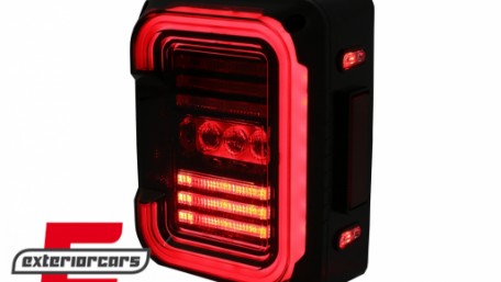 Full LED stražnja svjetla (smoke) / JEEP Wrangler JK (2007-2017), TLJEWJKLED