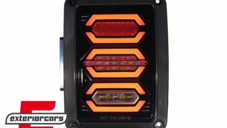 Full LED stražnja svjetla (smoke) / JEEP Wrangler JK (2007-2017), TLJEWRJKL