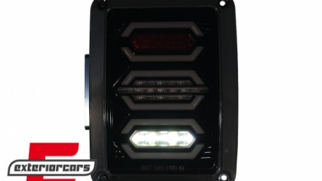 Full LED stražnja svjetla (smoke) / JEEP Wrangler JK (2007-2017), TLJEWRJKL