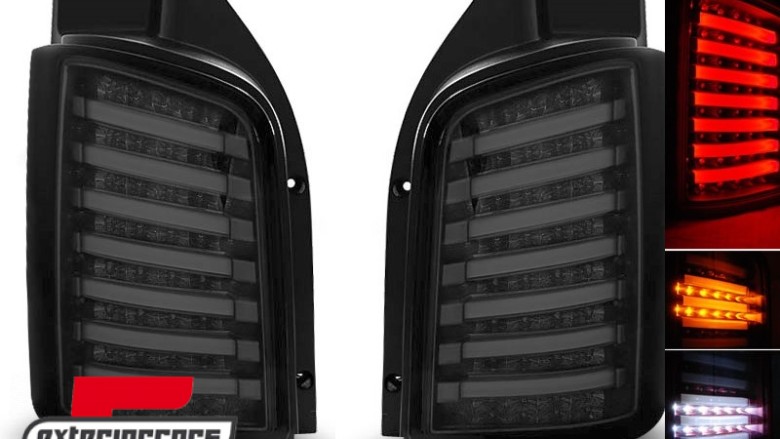 Full LED stražnja svjetla (smoke) / Volkswagen T5 (04.2003-2015), LDVWA8