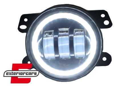 Full LED svjetla za maglu (maglenke) Angel Eyes (4 inch) / JEEP Wrangler JK TJ LJ (2007-2017), FLJEWR4D